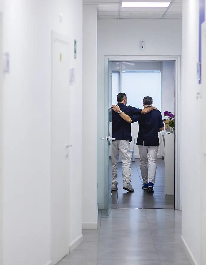 la dott. Tana con una paziente